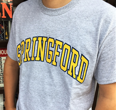 BUDDY オリジナル SPRINGFORD ロゴＴシャツ