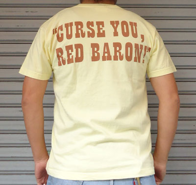 BUDDY 別注 PEANUTS スヌーピーTシャツ（RED BARON）