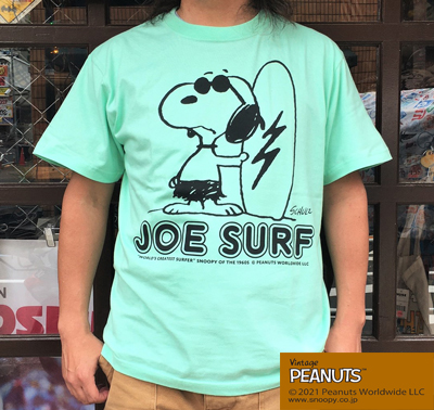 BUDDY 別注 PEANUTS スヌーピー JOE COOL Tシャツ JOE SURF メロン