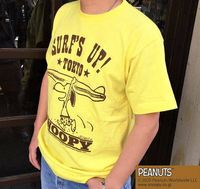 BUDDY 別注 PEANUTS スヌーピーTシャツ SURF'S UP TOKYO