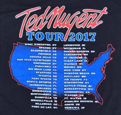 ROCKIN AMERICA AGAIN! Ted Nugent ツアーTシャツ