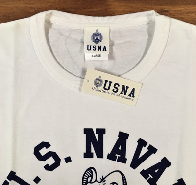 BUDDY 別注 USNA ベースボールTシャツ 2