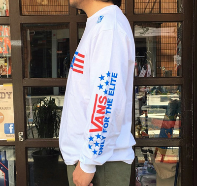 VANS BMX OFTE L/S T-Shirt トリコロール ロングスリーブTシャツ