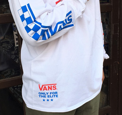 VANS BMX OFTE L/S T-Shirt トリコロール ロングスリーブTシャツ