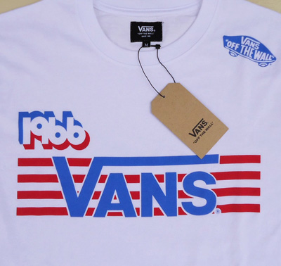 VANS BMX OFTE L/S T-Shirt トリコロール ロングスリーブTシャツ