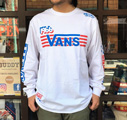 VANS BMX OFTE L/S T-Shirt トリコロール ロングスリーブTシャツ