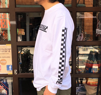 VANS BMX OFTE L/S T-Shirt ロングスリーブTシャツ WHITE VA18SS-MT31