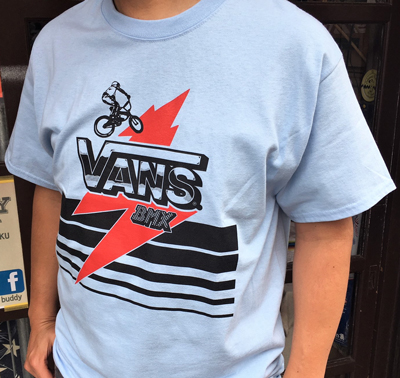 BUDDY 別注 VANS プリントTシャツ #8 Early 80’s BMX