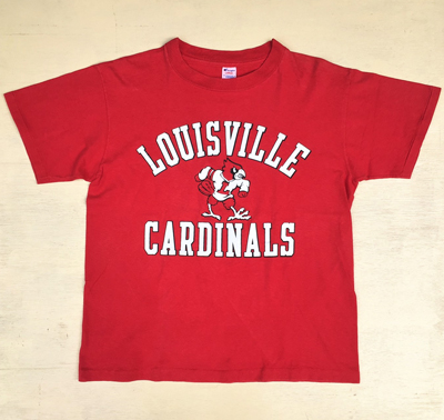 USED Champion 古着Ｔシャツ LOUISVILLE CARDINALS