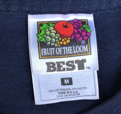 USED 企業物 フルーツオブザルーム 古着 ポケット付きＴシャツ FRUIT OF THE LOOM Mサイズ