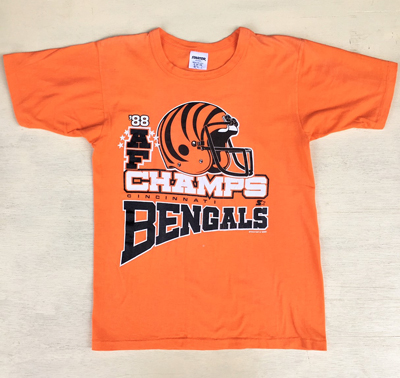 USED 古着 NFL Tシャツ CINCINNATI BENGALS USA製 Sサイズ