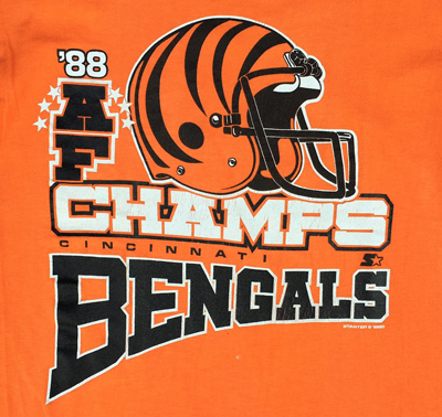 USED 古着 NFL Tシャツ CINCINNATI BENGALS USA製 Sサイズ