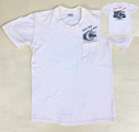 USED 企業物 Stedman 古着 ポケット付きＴシャツ Pacific Audio＆Alarm Mサイズ