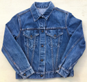 USED 古着 リーバイス レディース デニムジャケット 白タブ Mサイズ