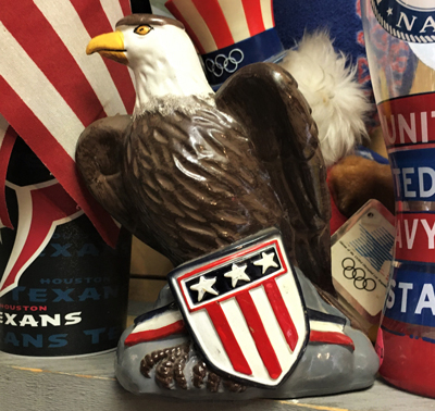 Vintage 1960s American Eagle Plastic Coin Bank