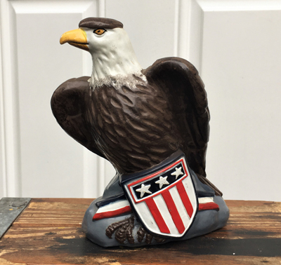 Vintage 1960s American Eagle Plastic Coin Bank