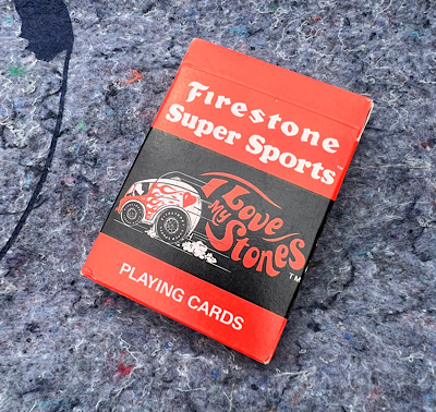 ヴィンテージ Vintage デッドストック Firestone Playing Card