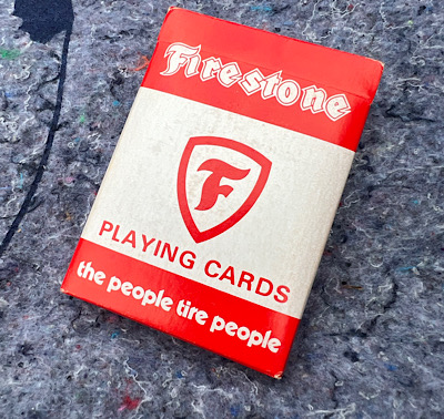 ヴィンテージ Vintage デッドストック Firestone Playing Card