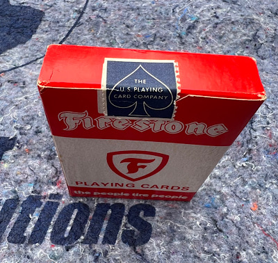 ヴィンテージ Vintage デッドストック Firestone Playing Card