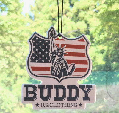 BUDDY オリジナル AIRFRESHENER name=