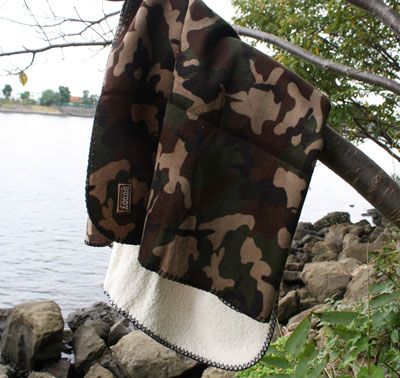 フリースブランケット CAMO