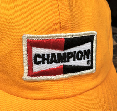 KIDS!! キッズ CHAMPION ビンテージワッペン付き ローキャップ