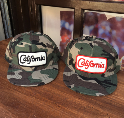 キッズ フラットバイザーキャップ California