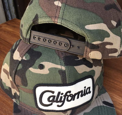 キッズ フラットバイザーキャップ California