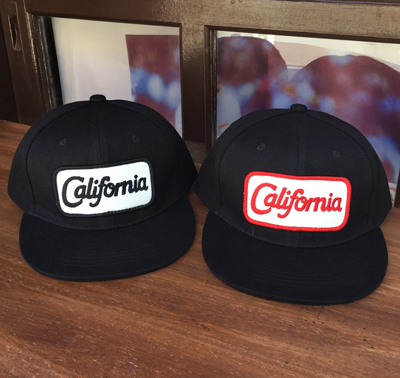 キッズ フラットバイザーキャップ California