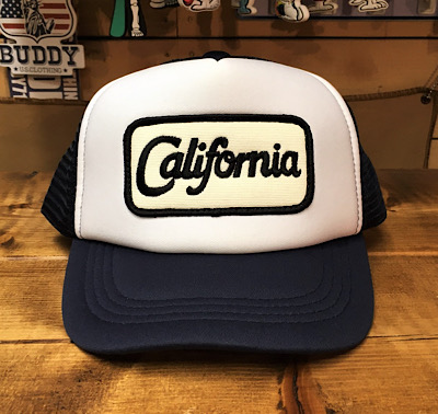 KIDS!! BUDDY オリジナル California ワッペン付き メッシュキャップ