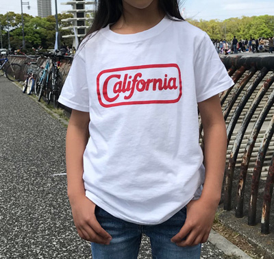 BUDDY×FRUIT OF THE LOOM KID’S Tシャツ CALIFORNIA