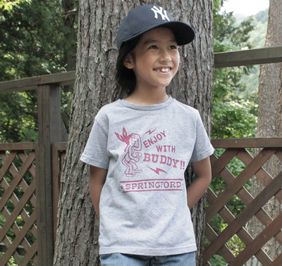 BUDDY オリジナル KID'S Tシャツ(ENJOY WITH BUDDY!!)