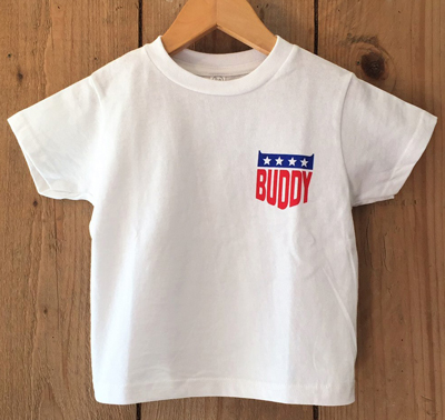 BUDDY オリジナル KID’S STARS ＆ STRIPES OP Ｔシャツ ホワイト