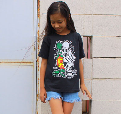 Rat Fink X-Ray ラットフィンク Kids Tシャツ