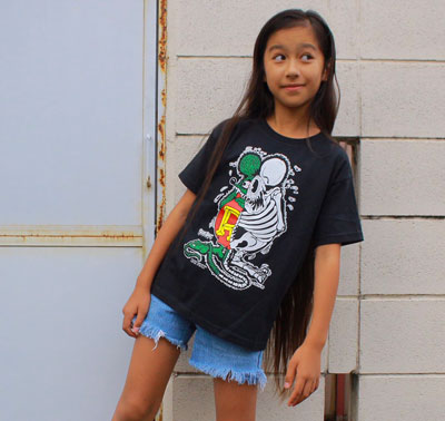 Rat Fink X-Ray ラットフィンク Kids Tシャツ