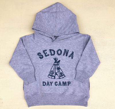 BUDDY オリジナル KID’S スエットパーカー SEDONA DAY CAMP